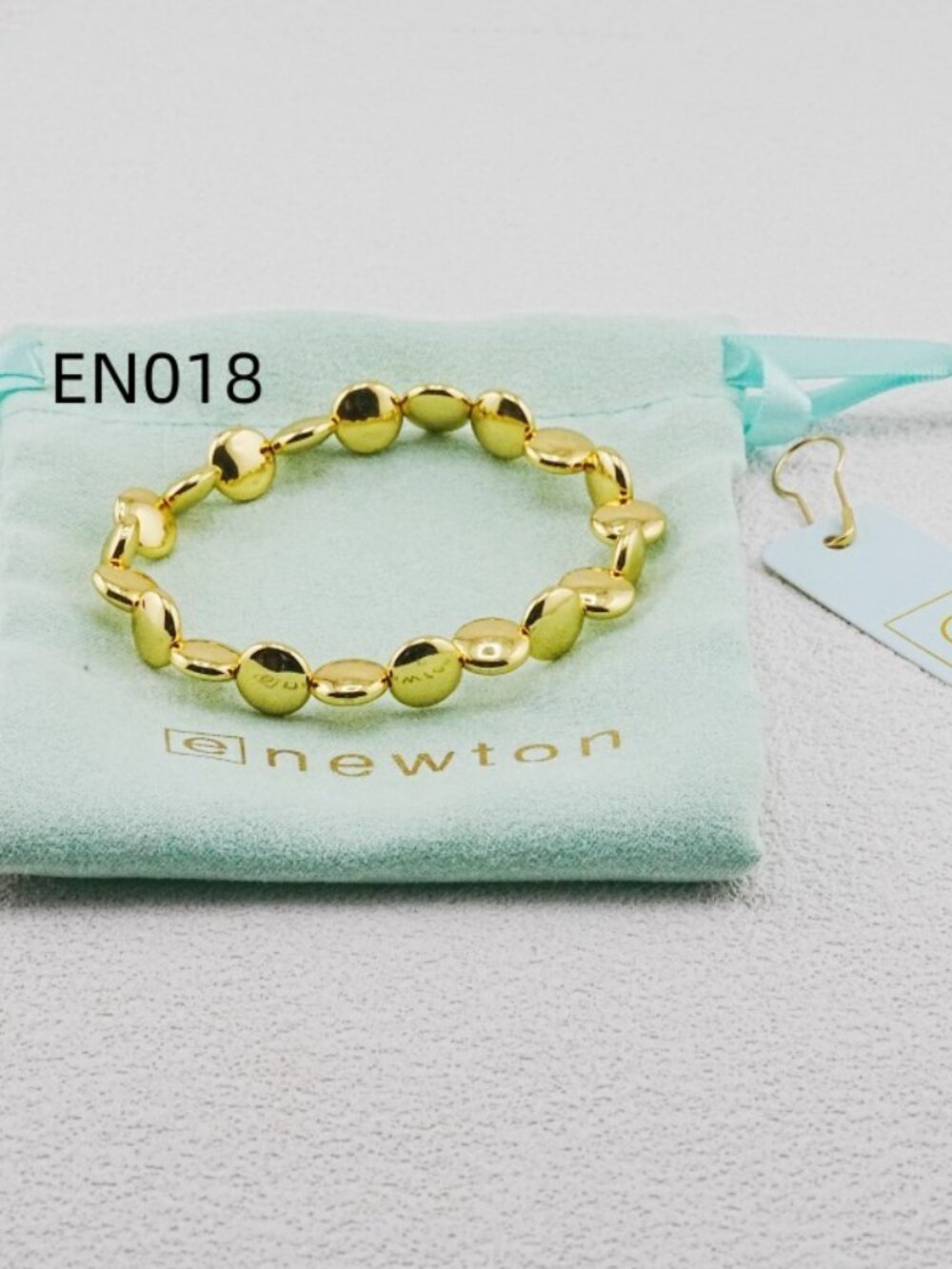 Enewton Gold Flat Oval Bead Bracelet